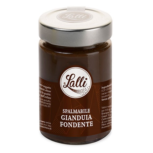 Lalli Zucchero Spalmabile Gianduia Fondente
